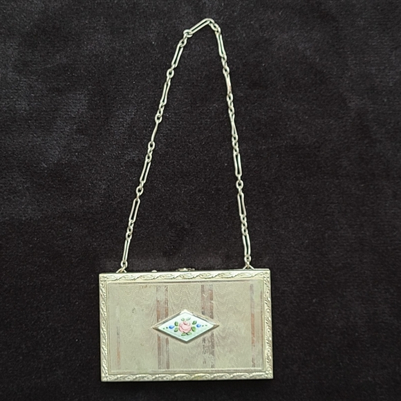 Other - Edwardian Guilloche purse makeup compact